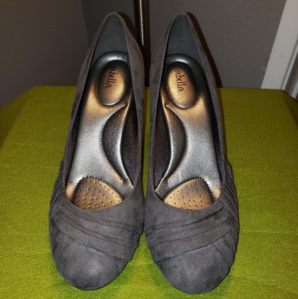 Faux Suede Abella Pumps
